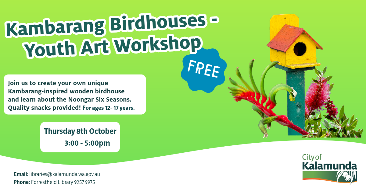 Kambarang Birdhouses - Youth Art Workshop