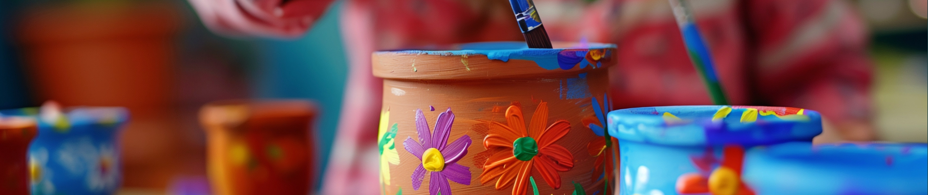 Paint a pot @ Kalamunda Library