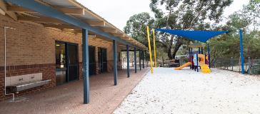 Outside view by playground at Gooseberry Hill Multi Use Facility located in Gooseberry Hill