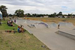View of the Skate / BMX Park located at Fleming Reserve in High Wycombe.