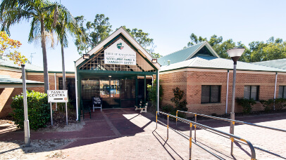 Entrance from carpark for Woodlupine Family Centre located in Forrestfield