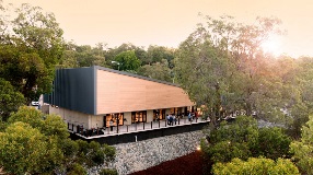 View of the exterior of Kalamunda Community Centre in February 2021