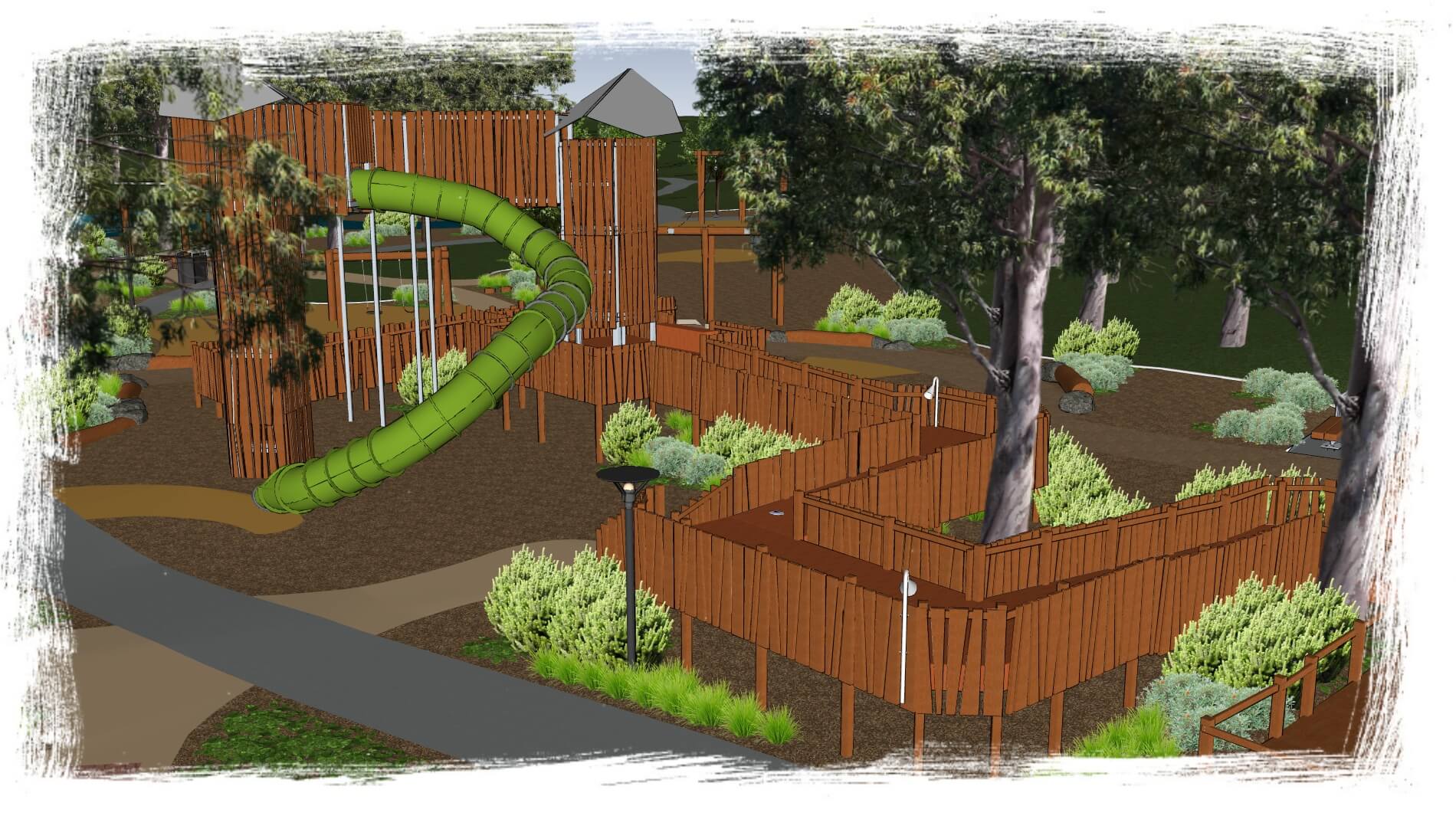 Concept design for Stirk Park Upgrade