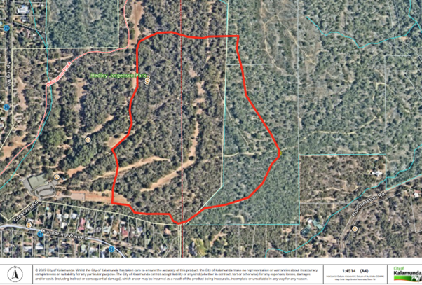 Jorgensen Park - Proposed temporary lease
