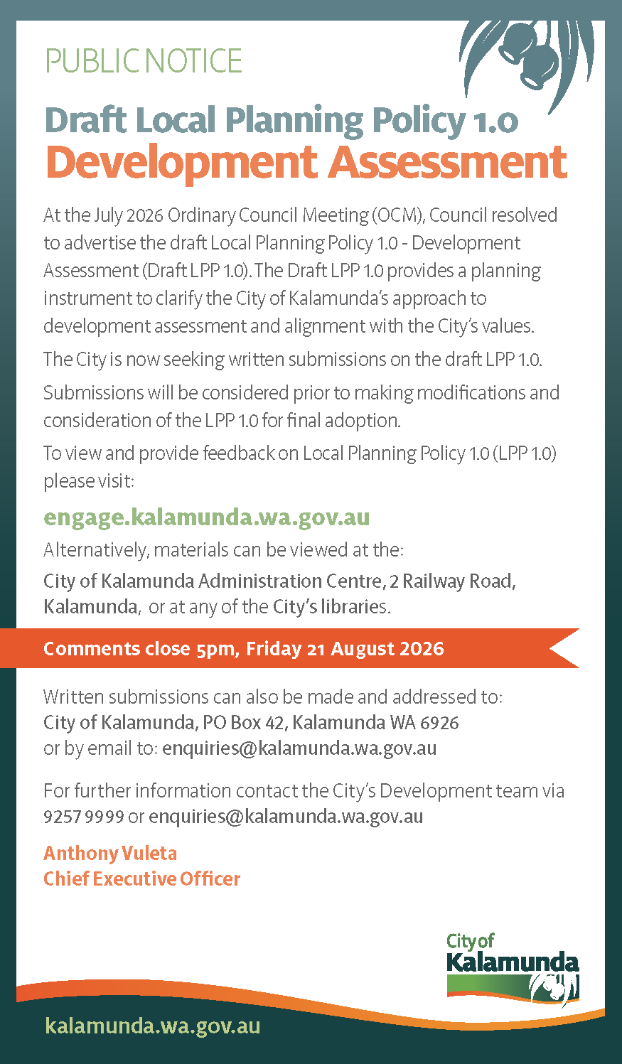 LPP 1.0 Development Assessment ECHO 31 July 2026