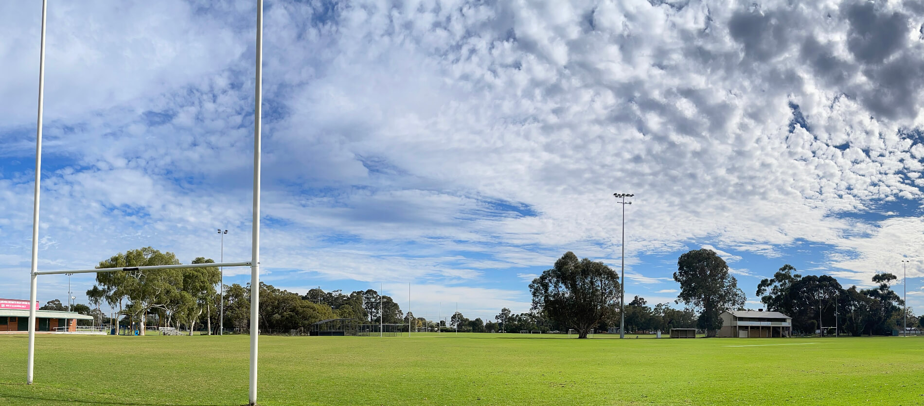 Rugby fields at Hartfield Park located in Forrestfield