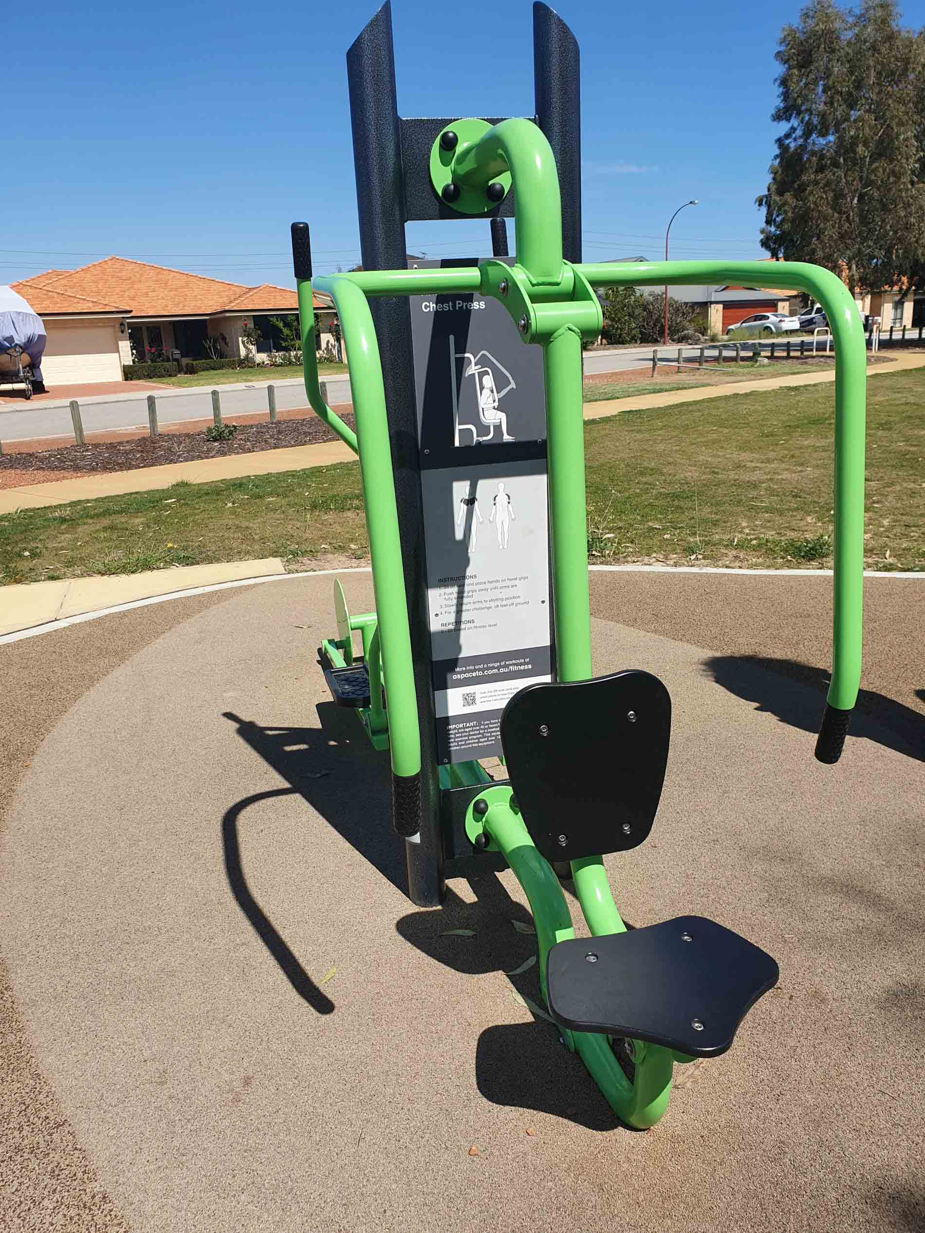 Outdoor equipment at Nature Space in Wattle Grove