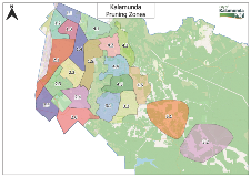 Mowing Verges Zones Map Overview