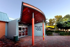 Image of the Hartfield Park Recreation Centre Entrance